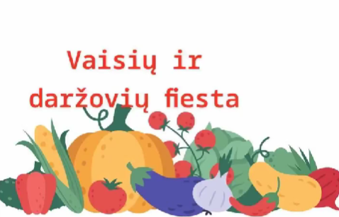 Vaisių ir daržovių fiesta